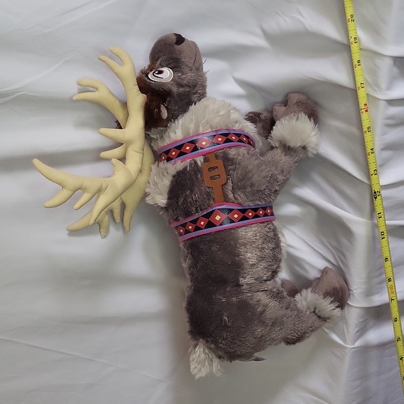 Disney Frozen Sven Reindeer plush Big Articulated 15"x16" See Antlers - Picture 1 of 17